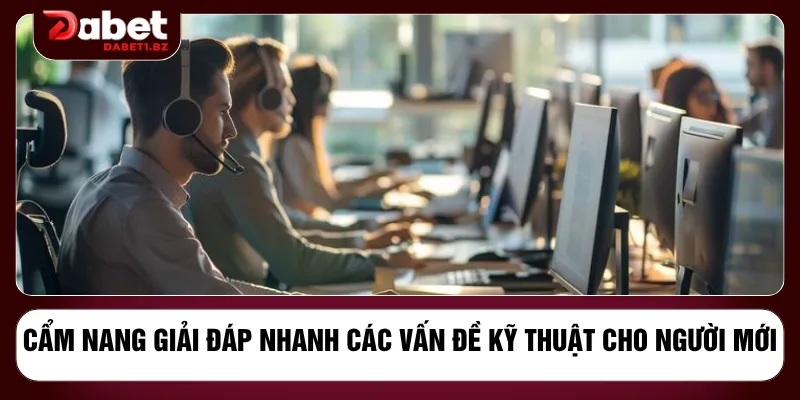 Cẩm nang giải đáp nhanh các vấn đề kỹ thuật cho người mới