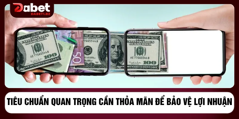 Tiêu chuẩn quan trọng cần thỏa mãn để bảo vệ lợi nhuận